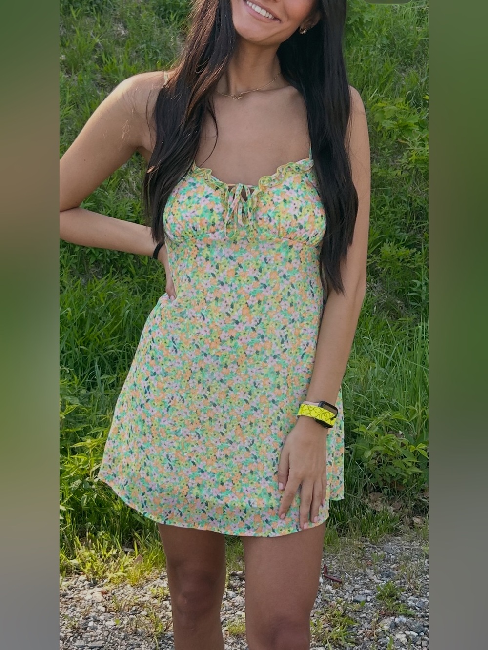 Floral Mini Slip Dress